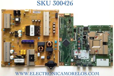 KIT DE TARJETAS PARA TV LG SMART TV / MAIN EBT66527904 / EAX69083603 / 66086801 / T-CON RUNTK6396TPZG / 1P-118BC00-4010 / RUNTK0418FV / FUENTE EAY65248602 / LGP70T-19U1 / PANEL´S NC700DQE-VSHX1 / NC700DQE-VSHX7 / MODELO 70UN7070PUA / 70UN7070PUA.AUSMLKR